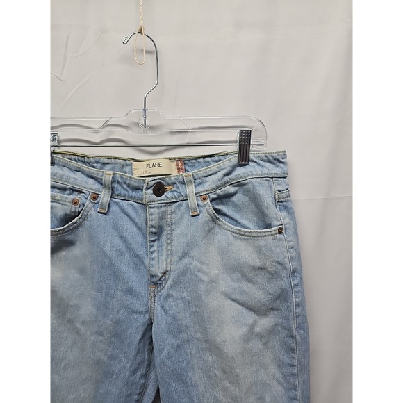 Levi's Vintage Womens 11S Blue 519 Low Flare Leg Y2K Denim Pants Juniors 33 x 31 - Picture 10 of 16